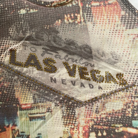 Las Vegas Nevada Sparkly Tank Top - Picture 5 of 9